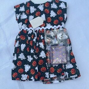 Preemie or doll dress with stickers